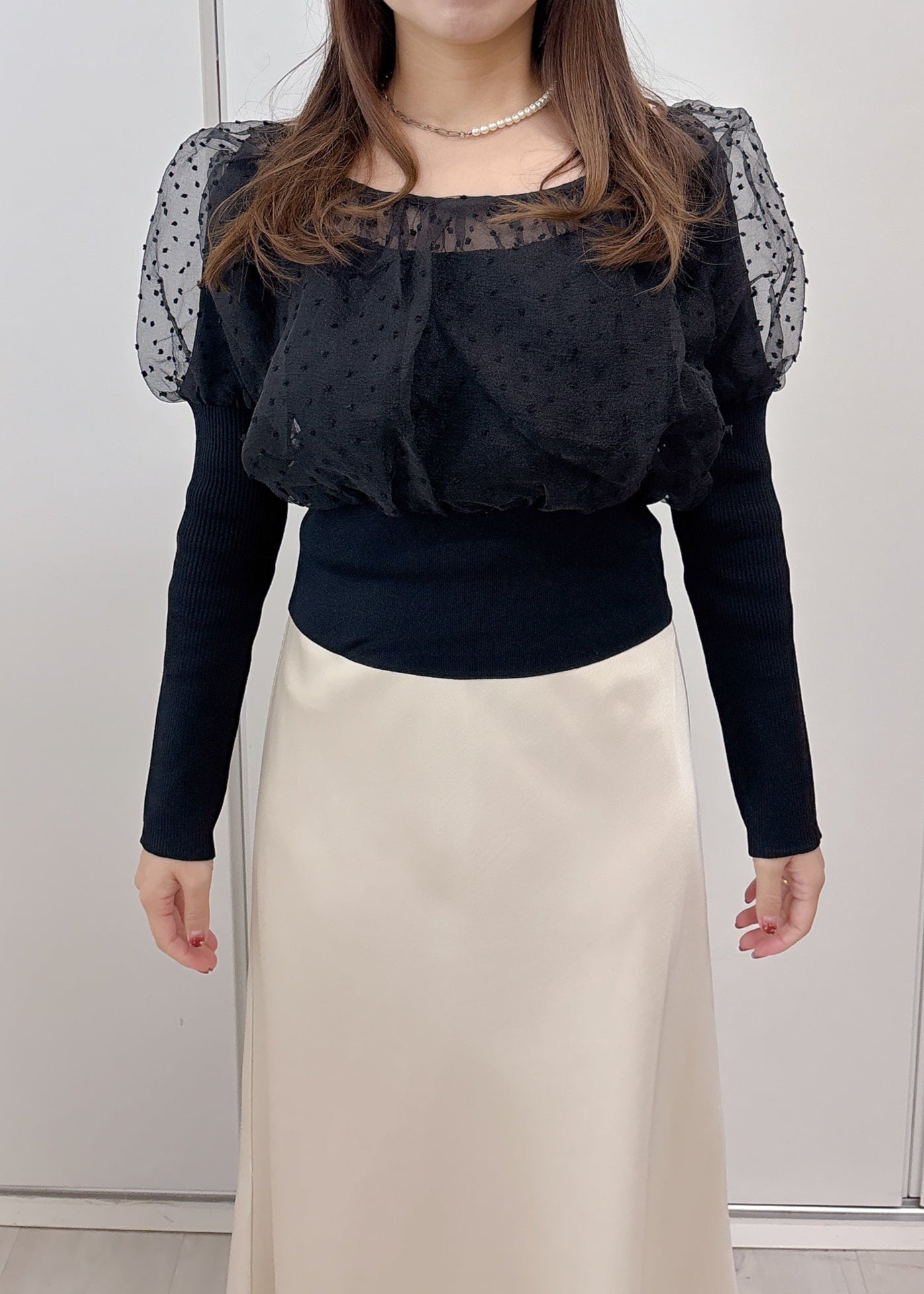 シアードット2WAYニット