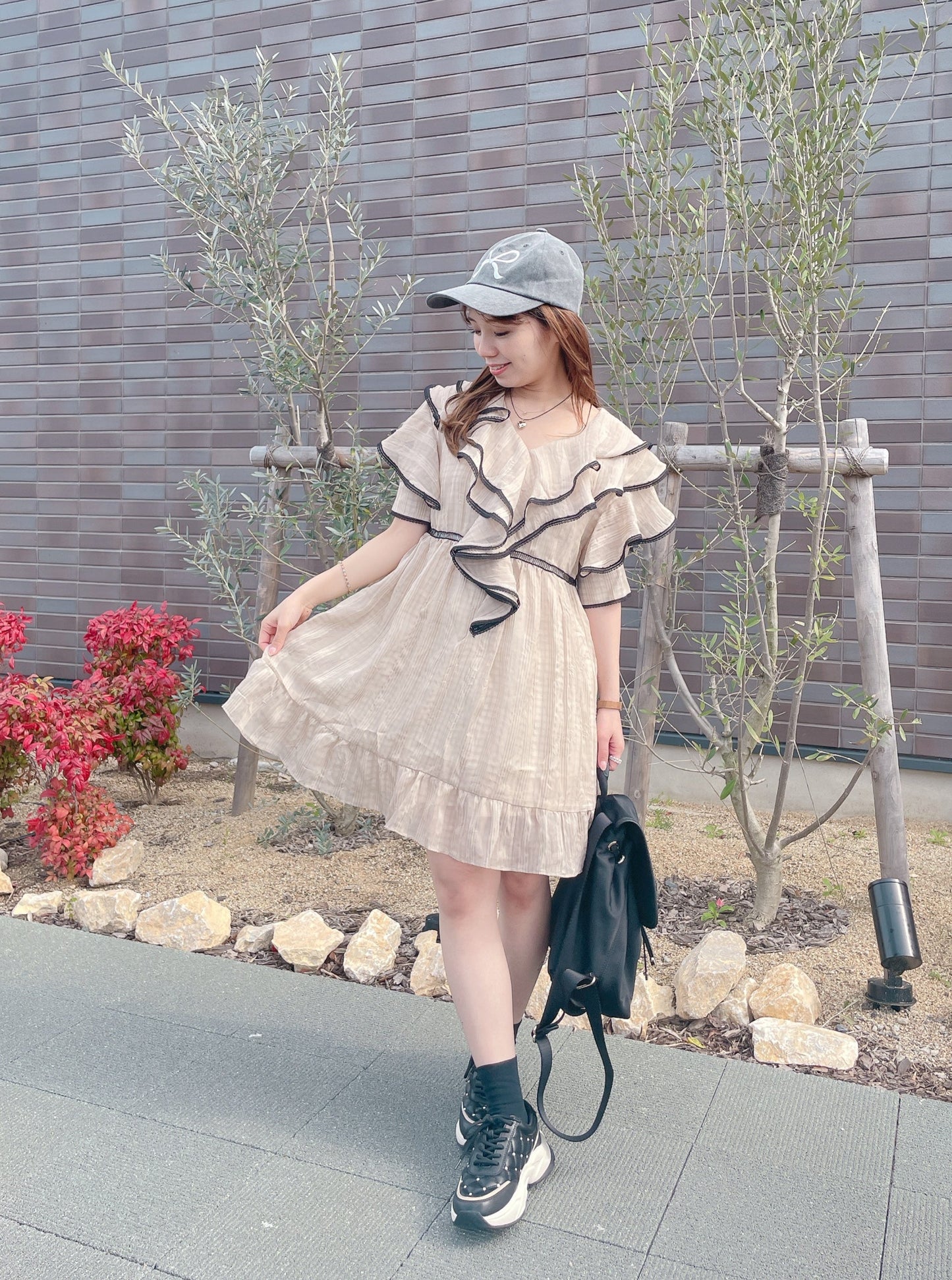 フリルチュニック