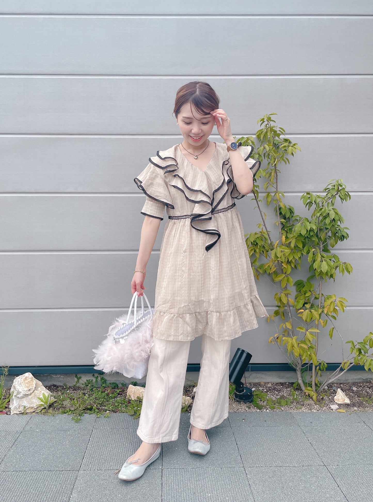 フリルチュニック