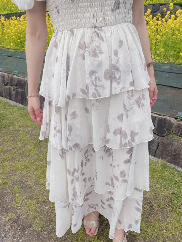 ティアードワンピース