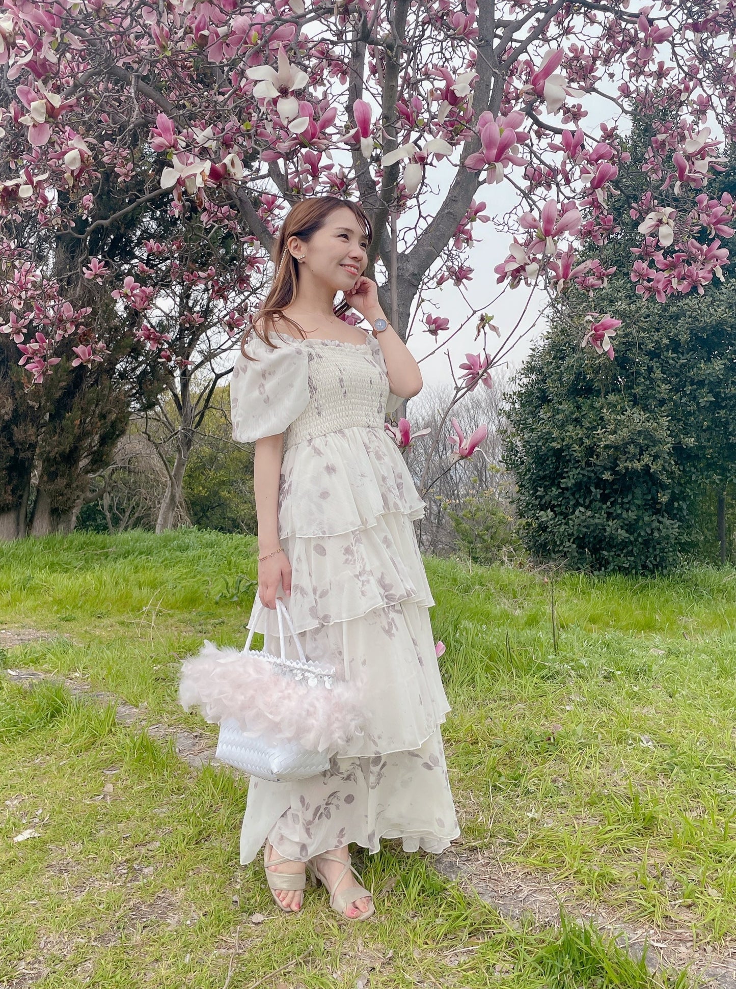 ティアードワンピース