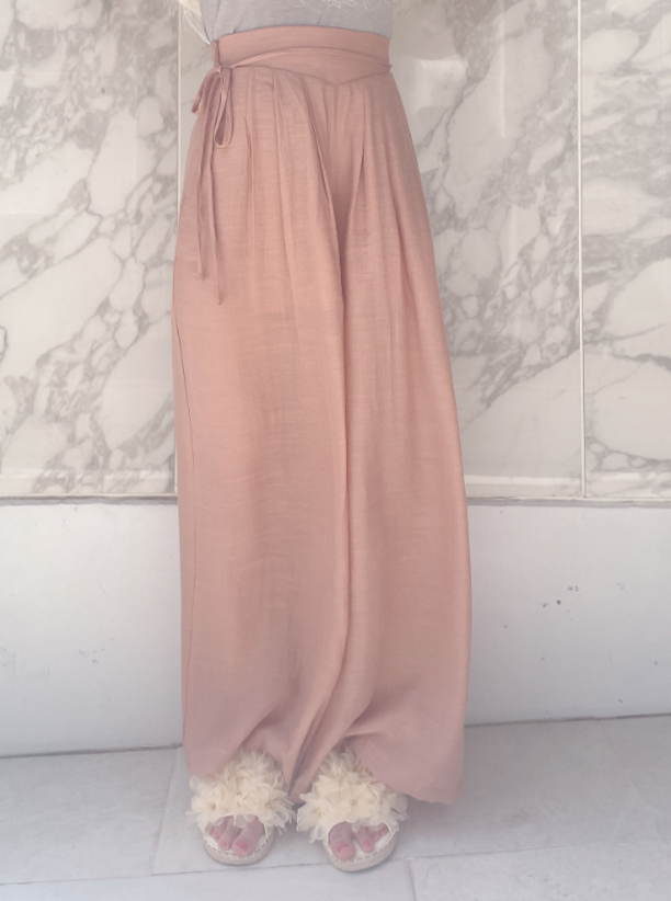 楊柳ワイドパンツ