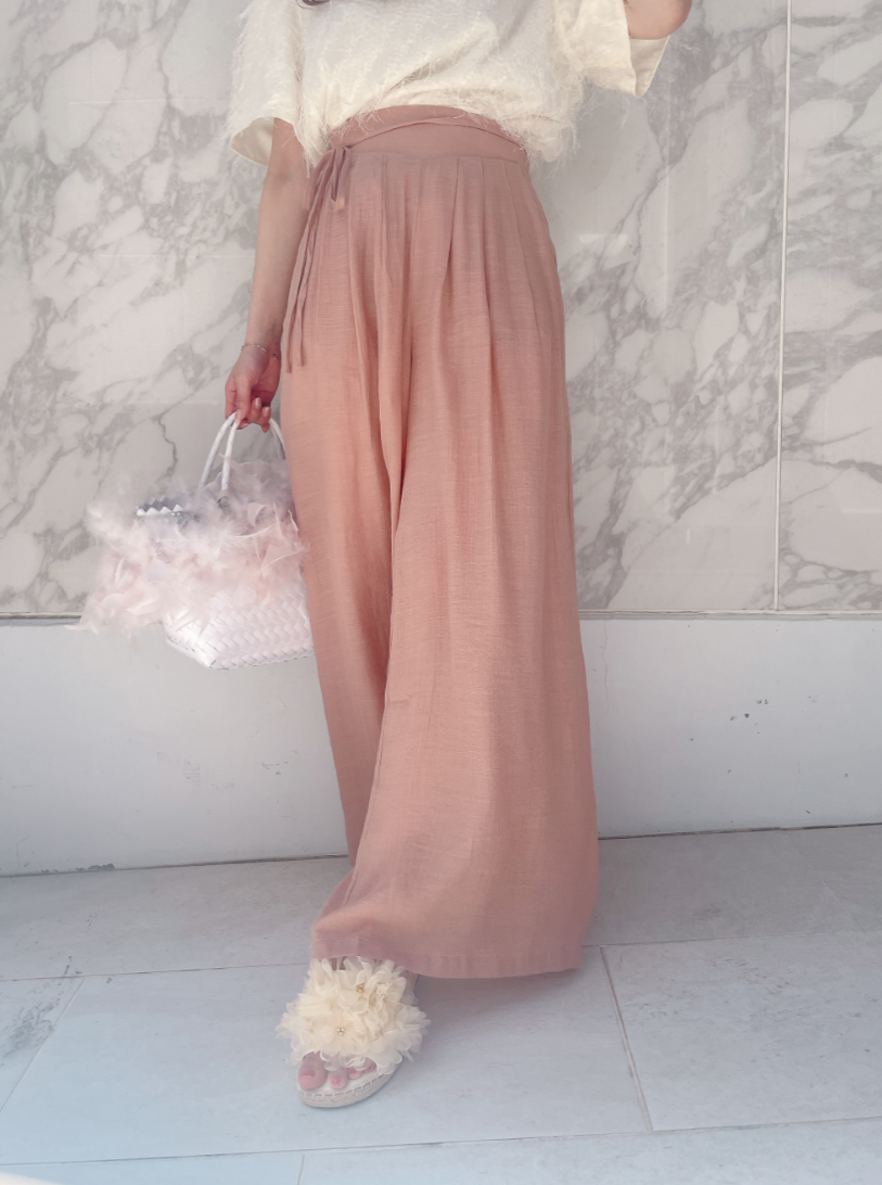 楊柳ワイドパンツ