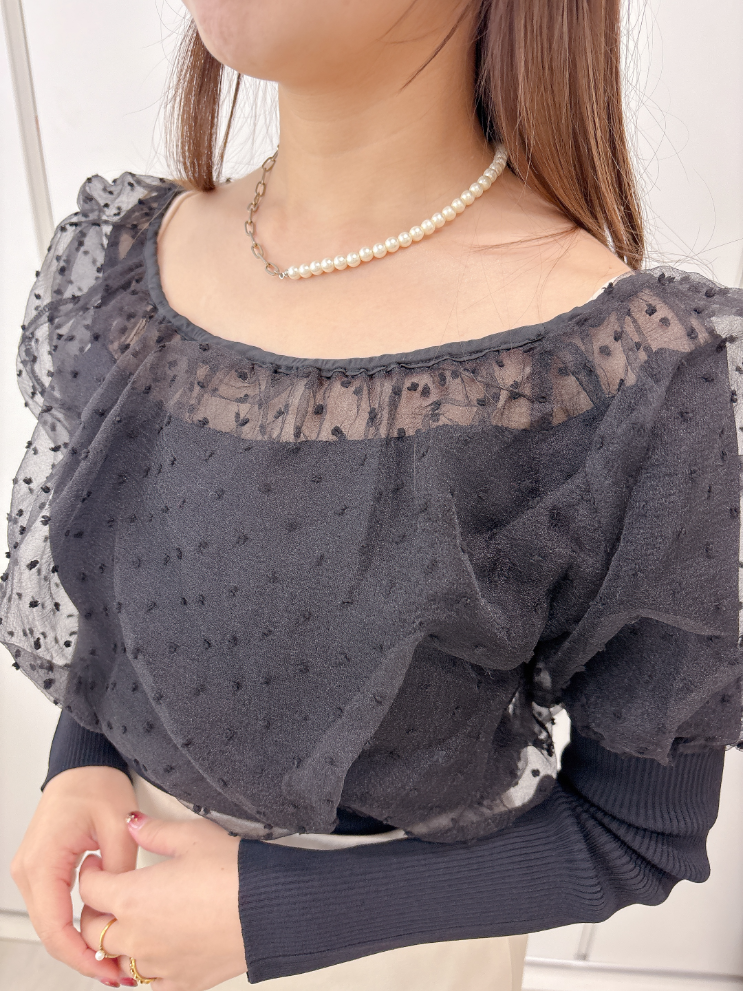 シアードット2WAYニット