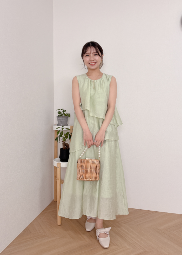 ランダムティアードワンピース