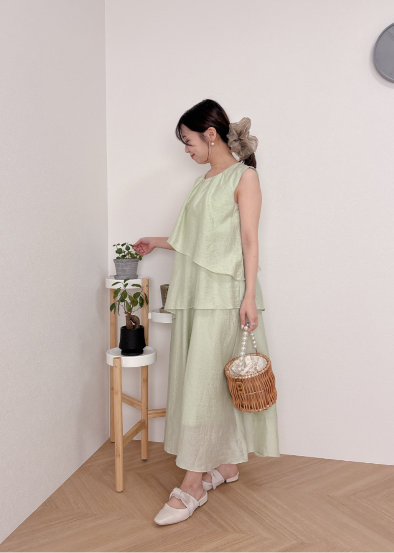 ランダムティアードワンピース