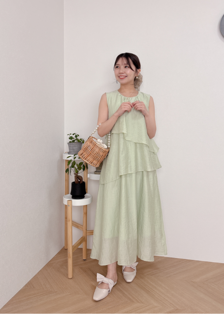 ランダムティアードワンピース