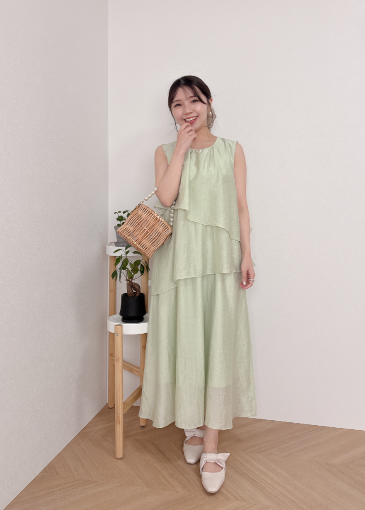 ランダムティアードワンピース