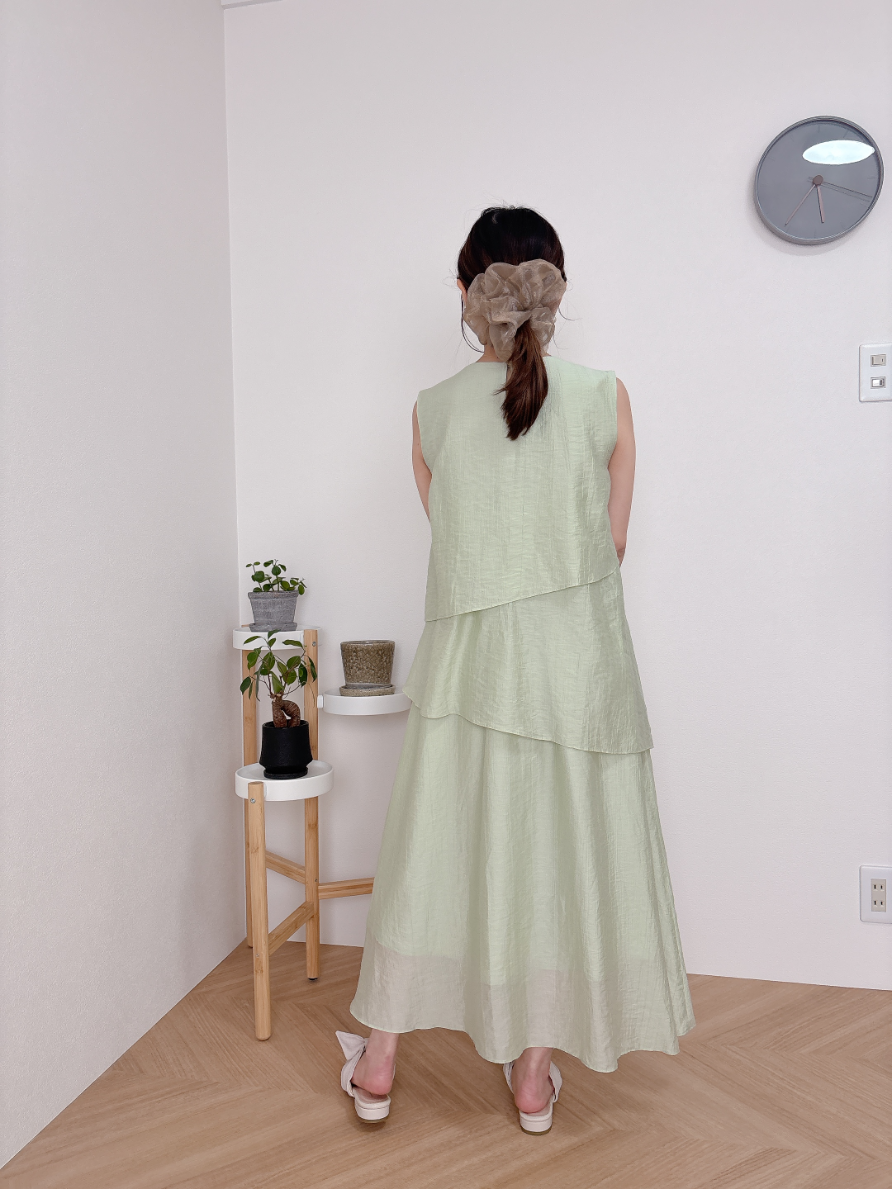 ランダムティアードワンピース