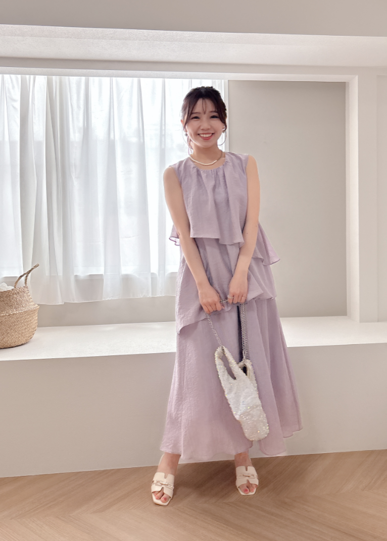 ランダムティアードワンピース