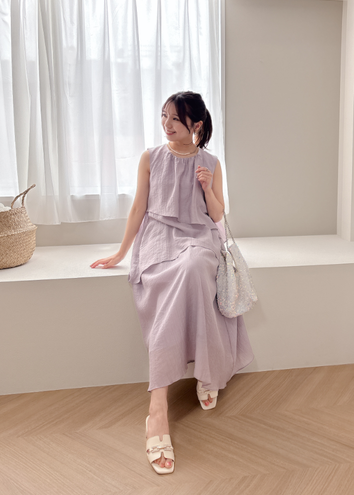 ランダムティアードワンピース