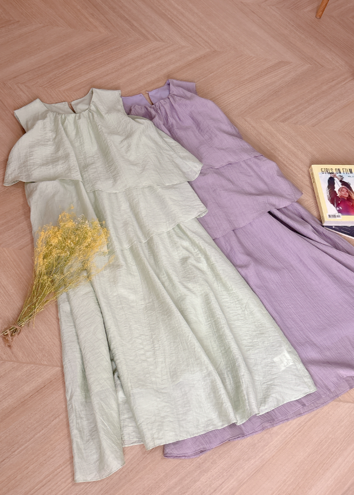 ランダムティアードワンピース