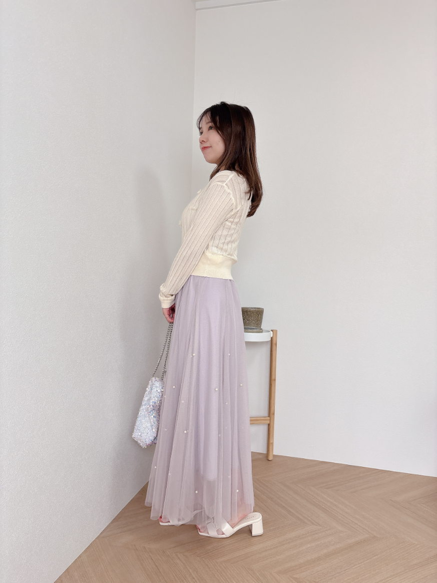 フラワーカーディガン