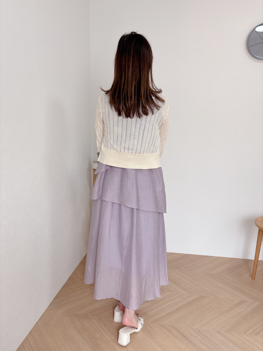 フラワーカーディガン