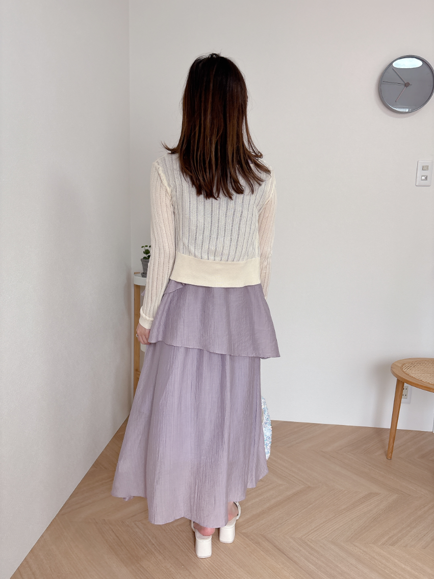 ランダムティアードワンピース