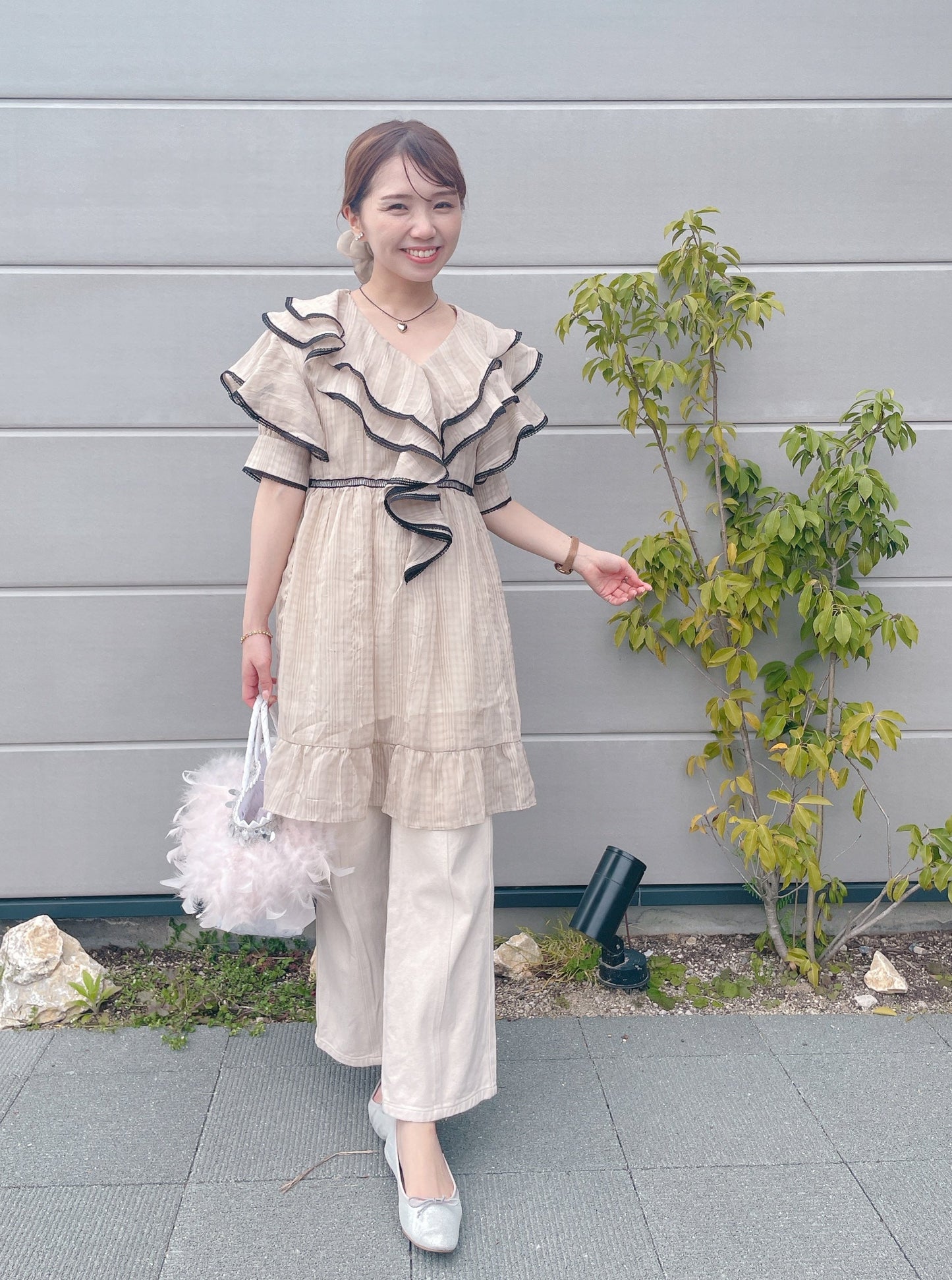 フリルチュニック