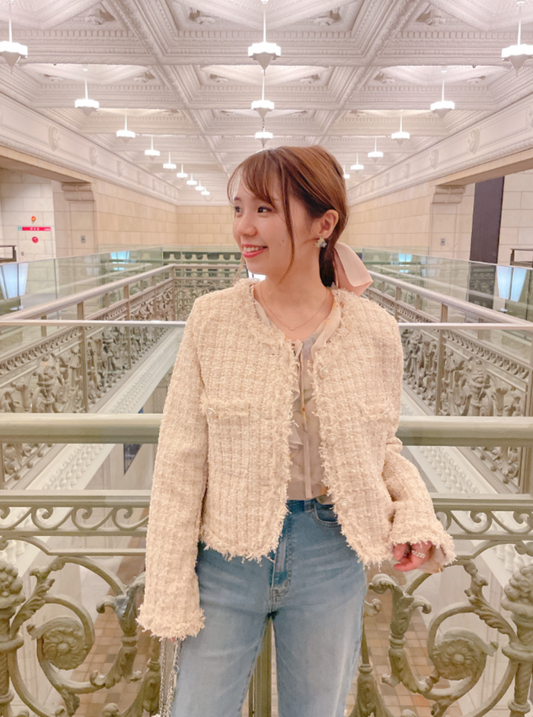 ミックスツイードジャケット