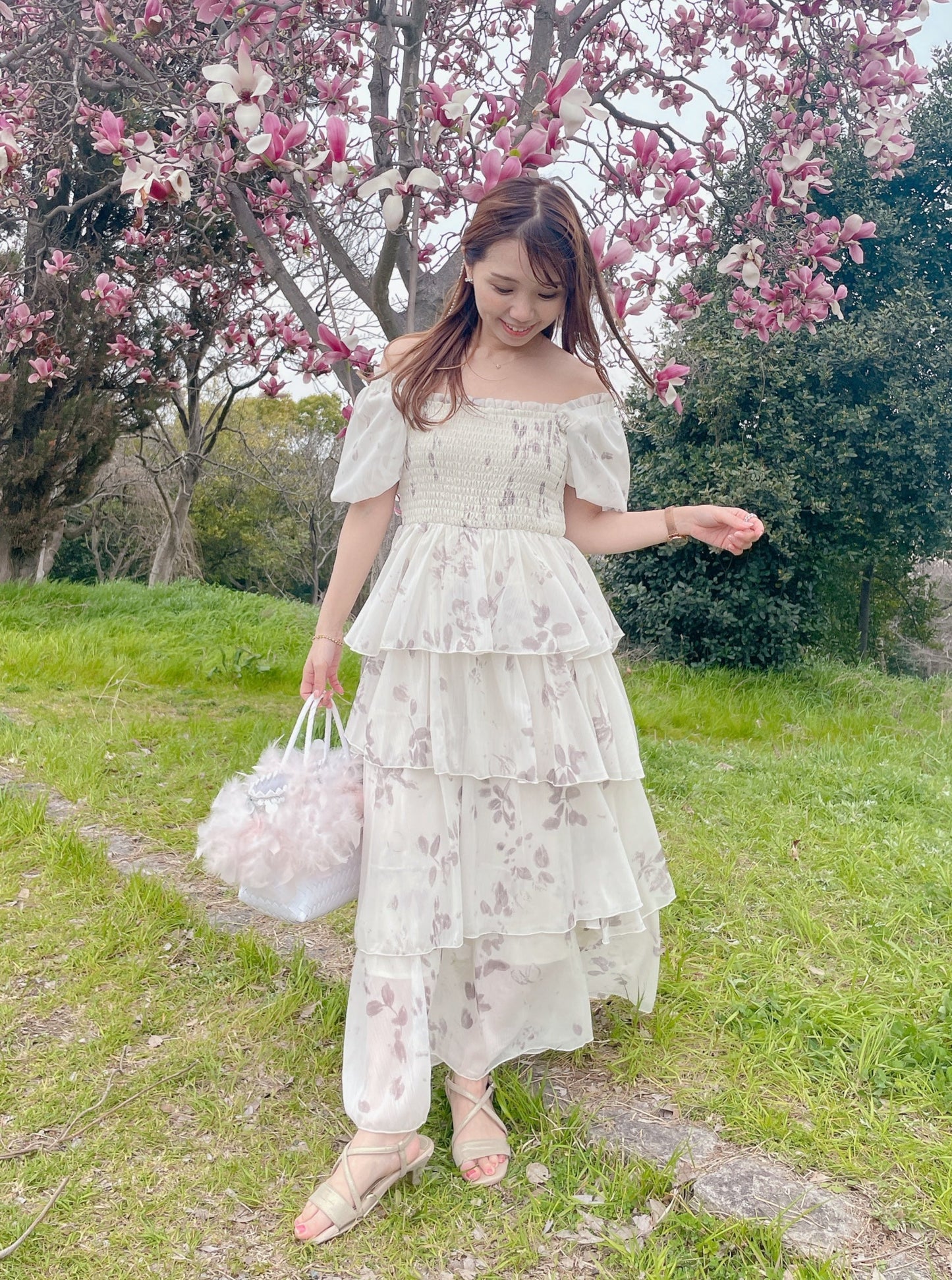 ティアードワンピース