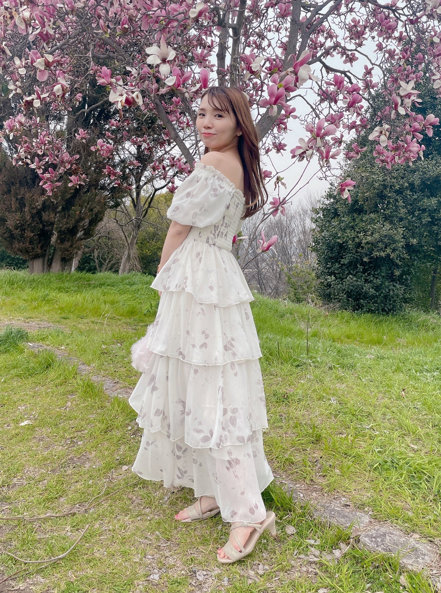 ティアードワンピース