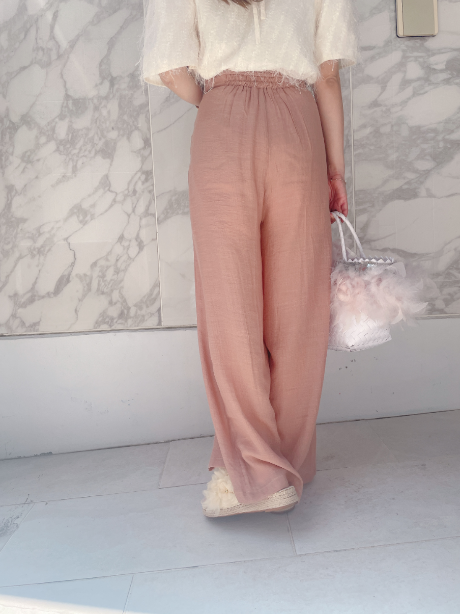 楊柳ワイドパンツ