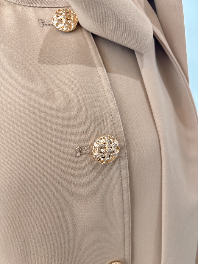 サイドリボントレンチコート