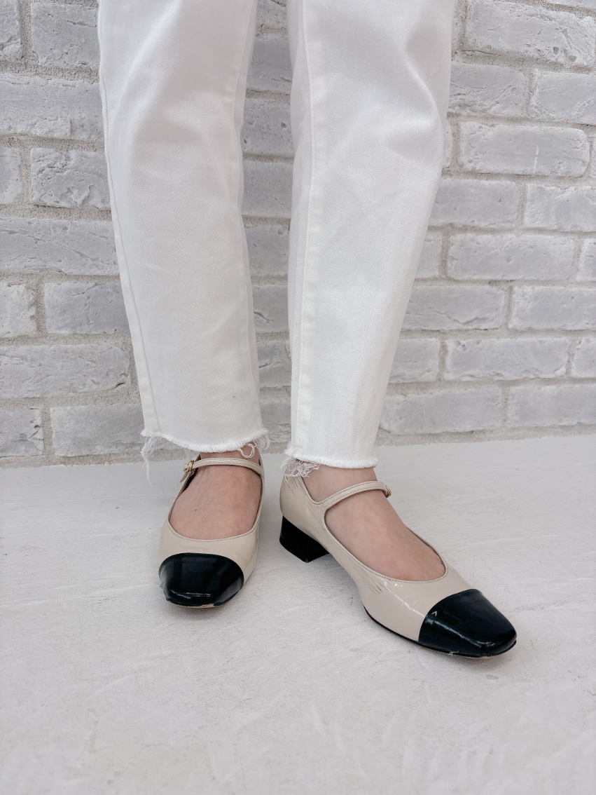 パールスリムテーパードデニム