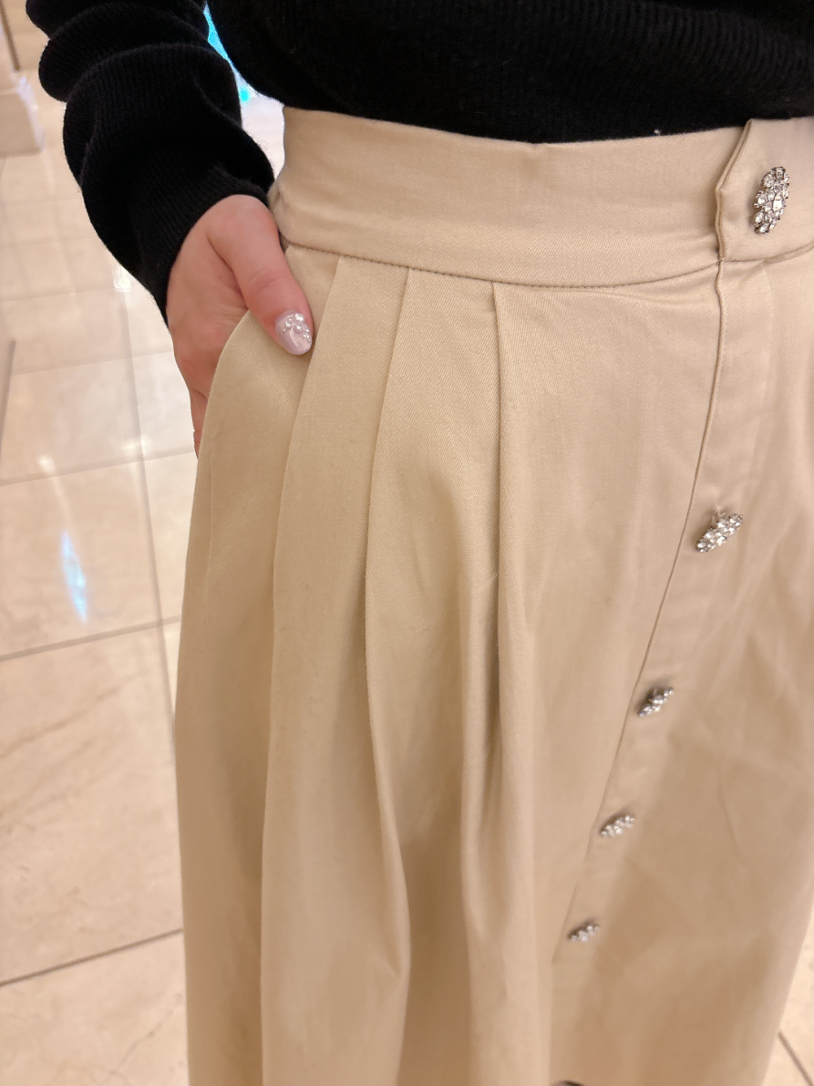 ビジュートレンチスカート