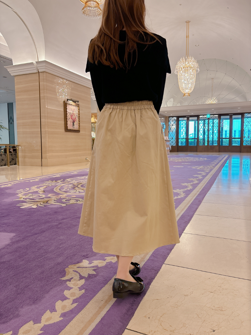 ビジュートレンチスカート