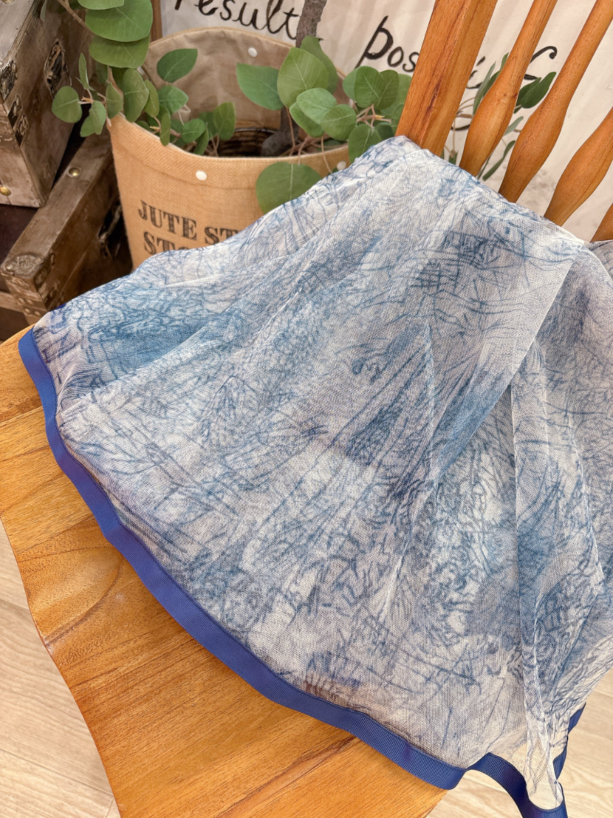 トワルドジュイ柄チュールスカート