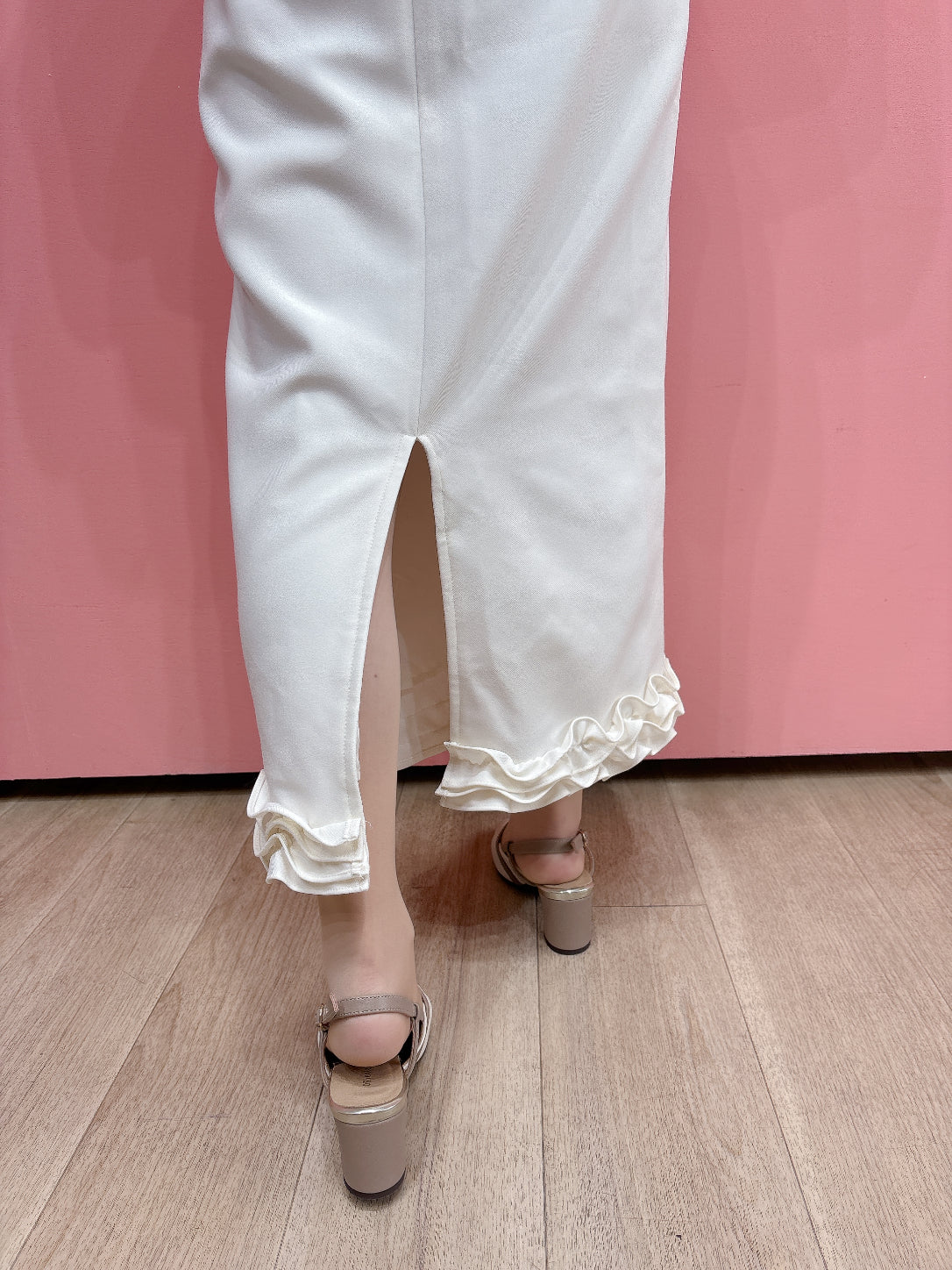 3Dフリルスカート