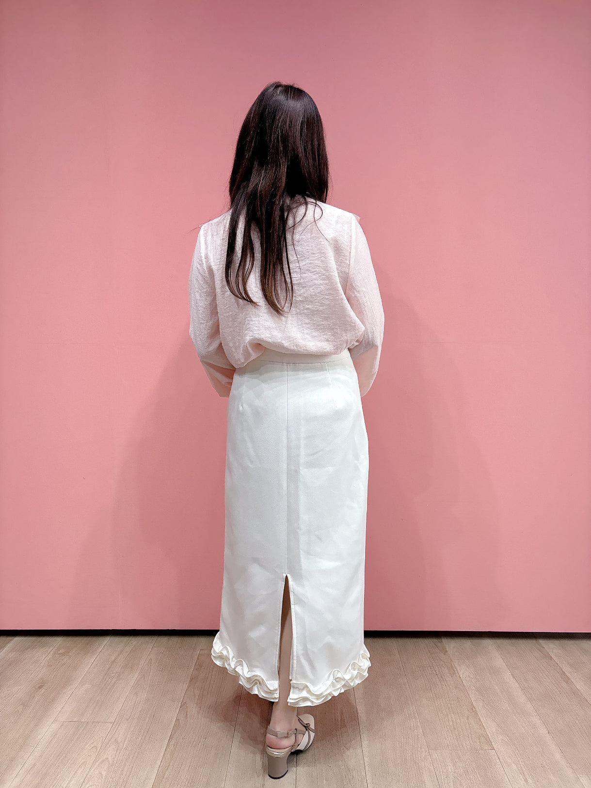 3Dフリルスカート