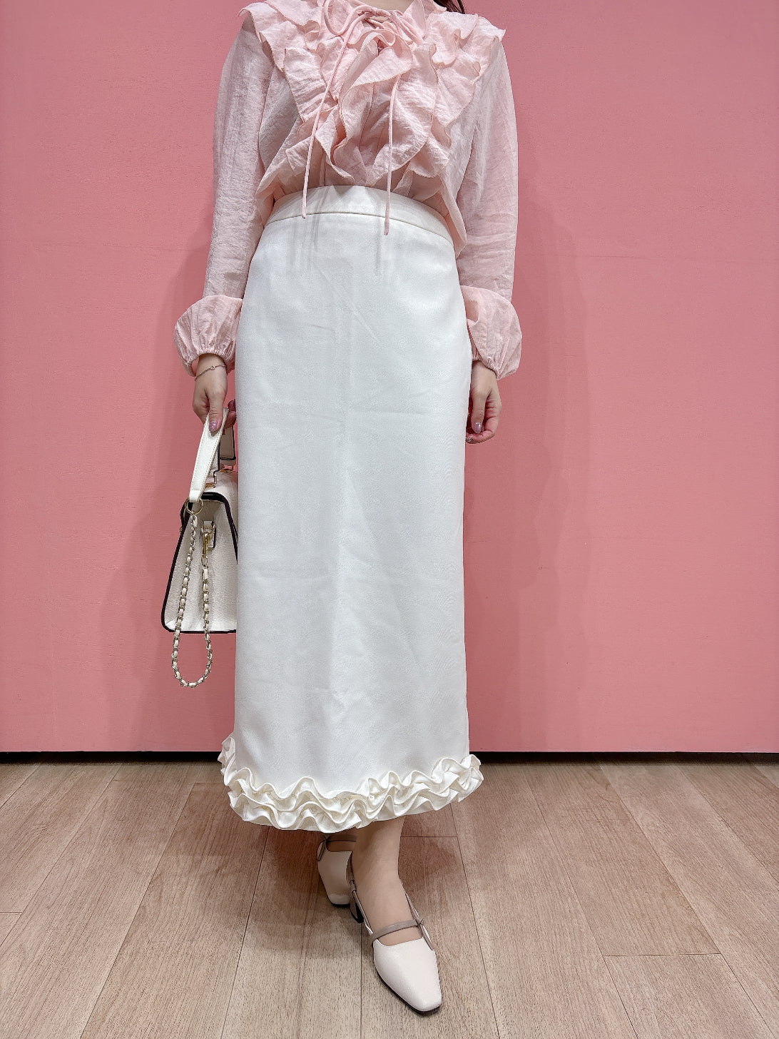 3Dフリルスカート