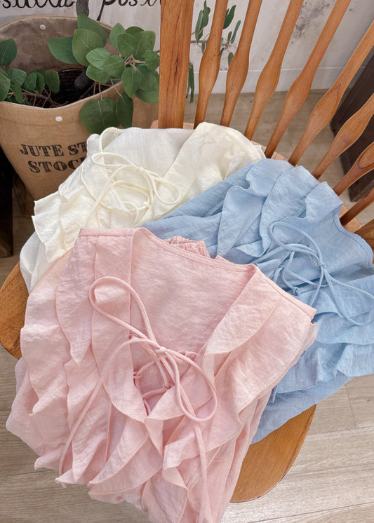 ボリュームフリルブラウス