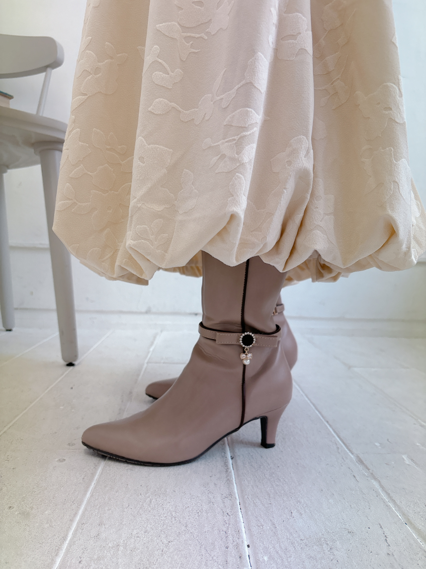 花柄バルーンスカート