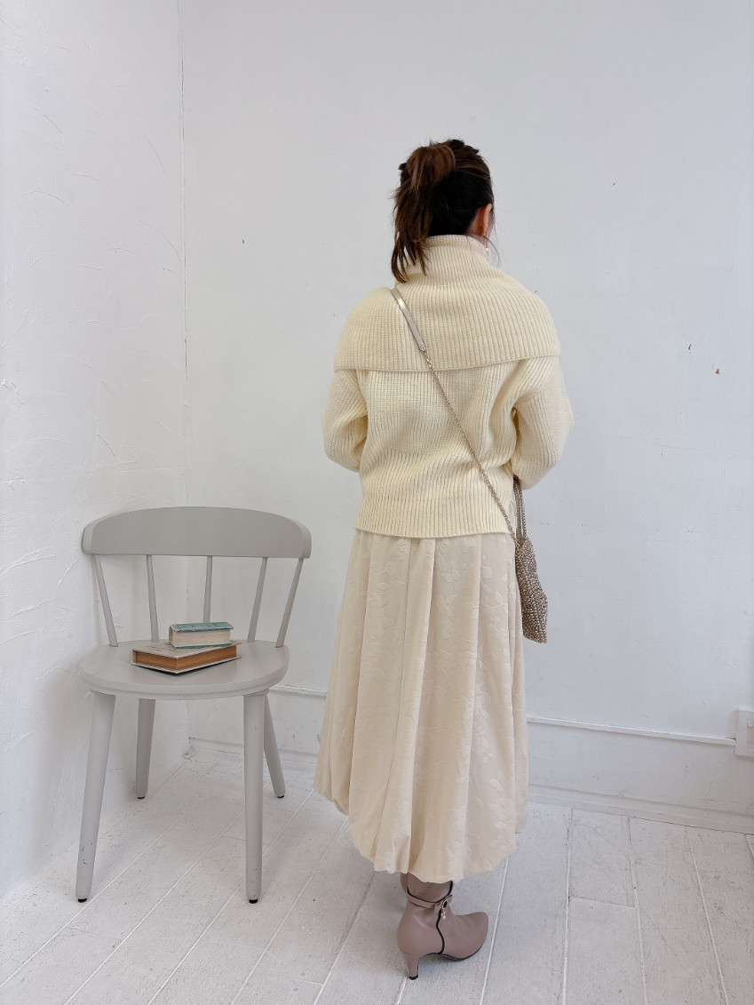 花柄バルーンスカート