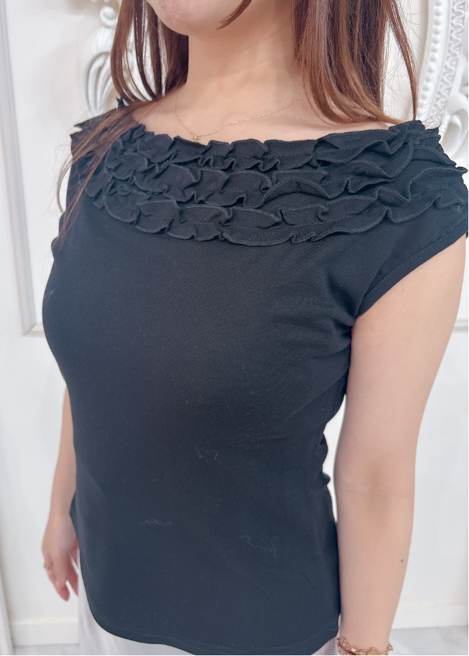 2WAYフリルTシャツ