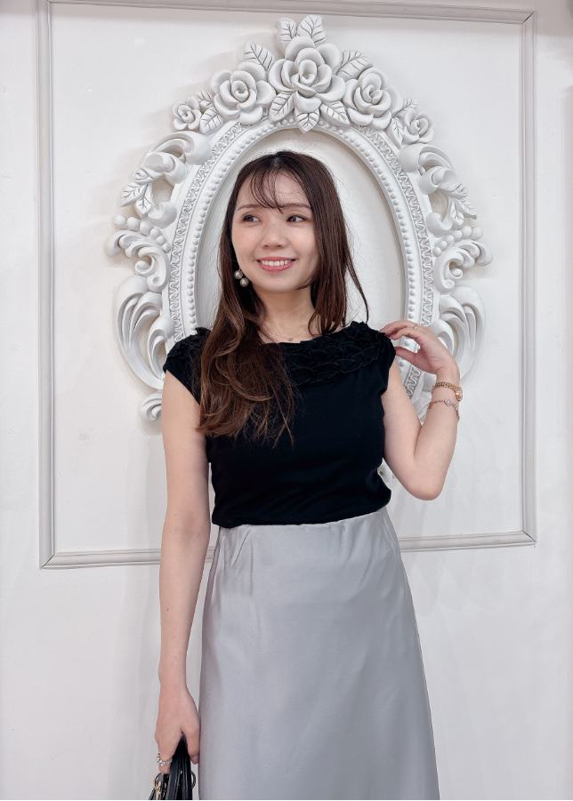2WAYフリルTシャツ