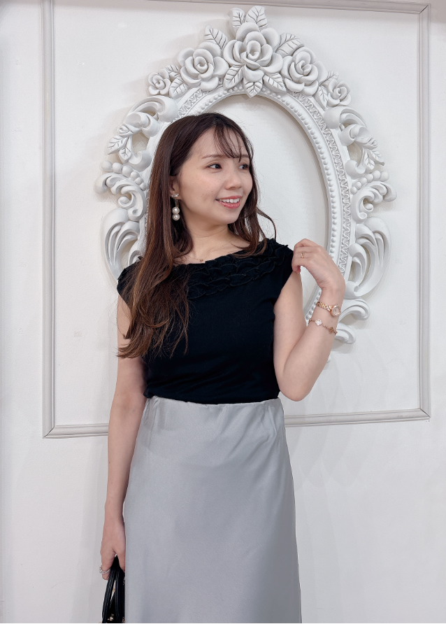 2WAYフリルTシャツ