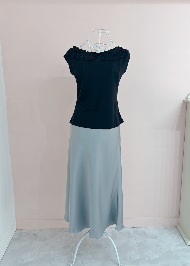 2WAYフリルTシャツ