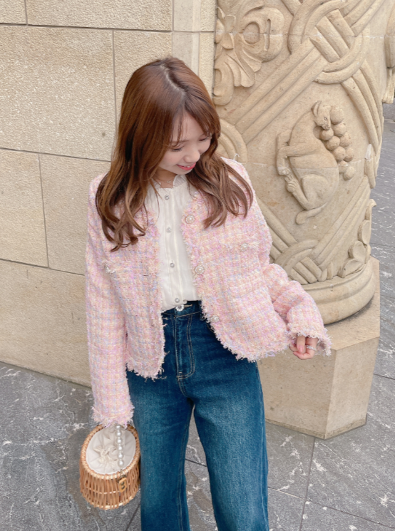 ミックスツイードジャケット