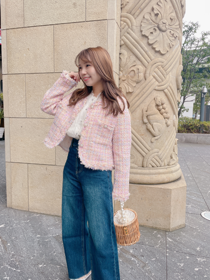 ミックスツイードジャケット