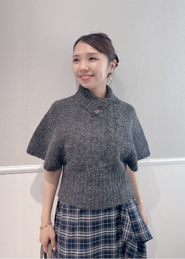 ミドルスリーブニット